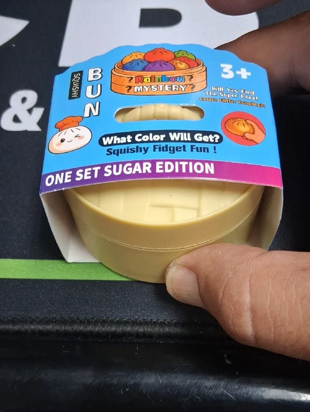 Squishy Bun Rainbow Mystery Kids Toy - Cream